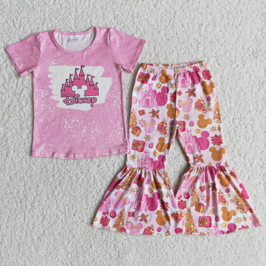 Girls Cartoon Magical Pants Set