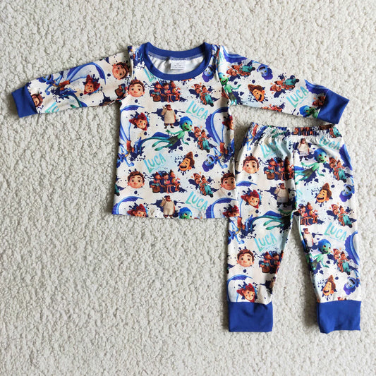 Boys Cartoon Movie PJ Set