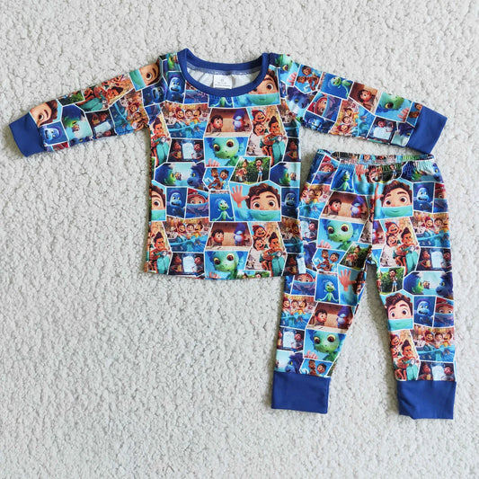 Boys Cartoon PJ Set