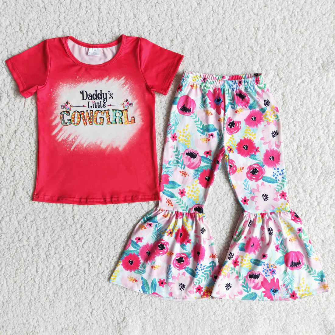 Girls Daddy’s Little Cowgirl Pants Set