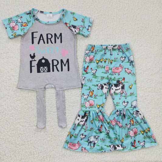Girls Farm Sweet Farm Pants Set