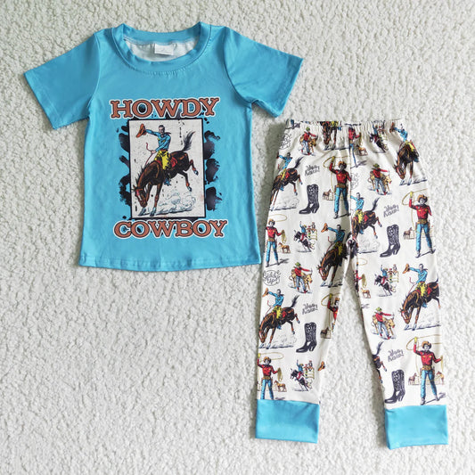 Boys Howdy Cowboy Pants Set